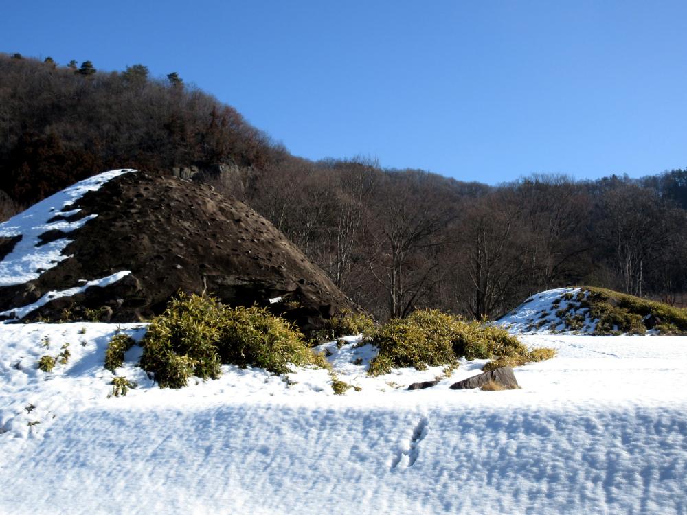 大室古墳群(大室谷支群) 最下部から谷の奥を見る(244号墳・243号墳)の写真