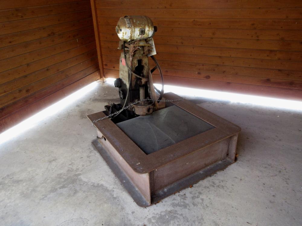 浅川油田跡 石油井戸(油井)の全体像