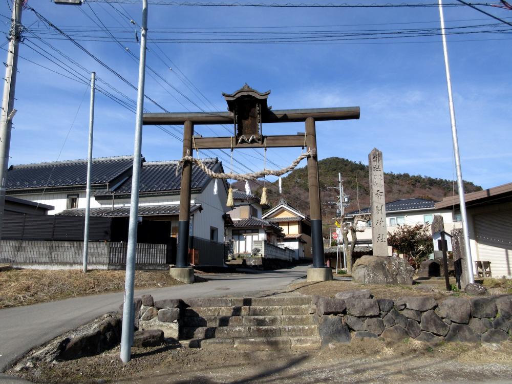 布制神社(長野市篠ノ井石川) 一ノ鳥居の写真