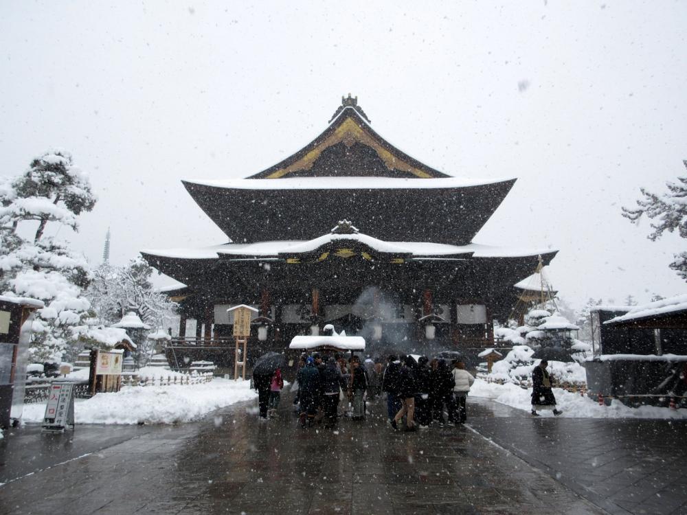 善光寺 本堂(正面)