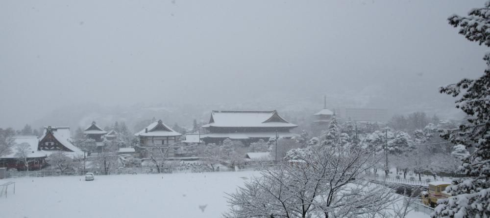 善光寺 遠望(城山公民館前から)