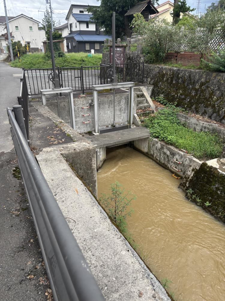 鐘鋳堰(鐘鋳堰取水口付近)の写真