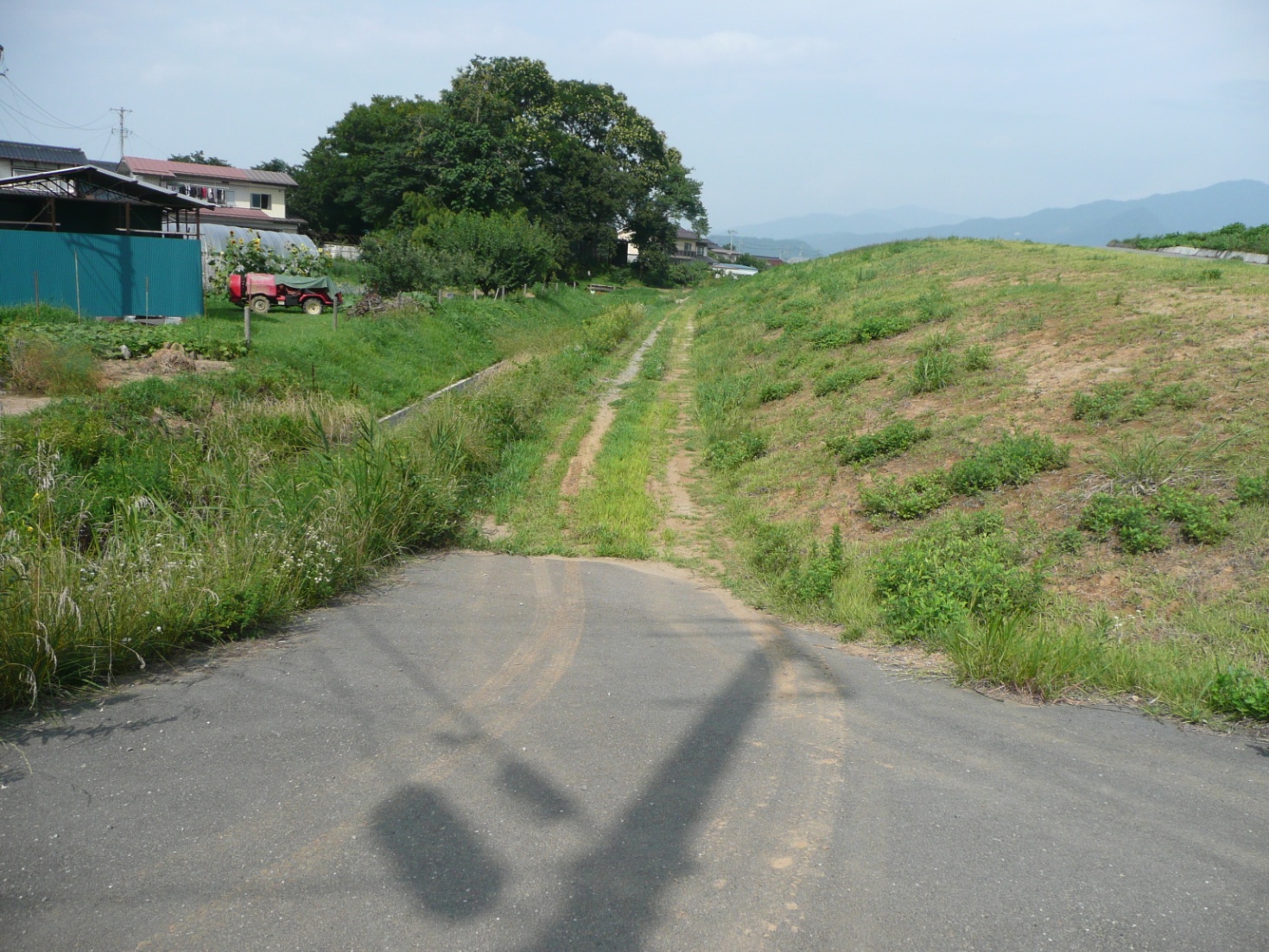小森氏館跡②　遠景の写真