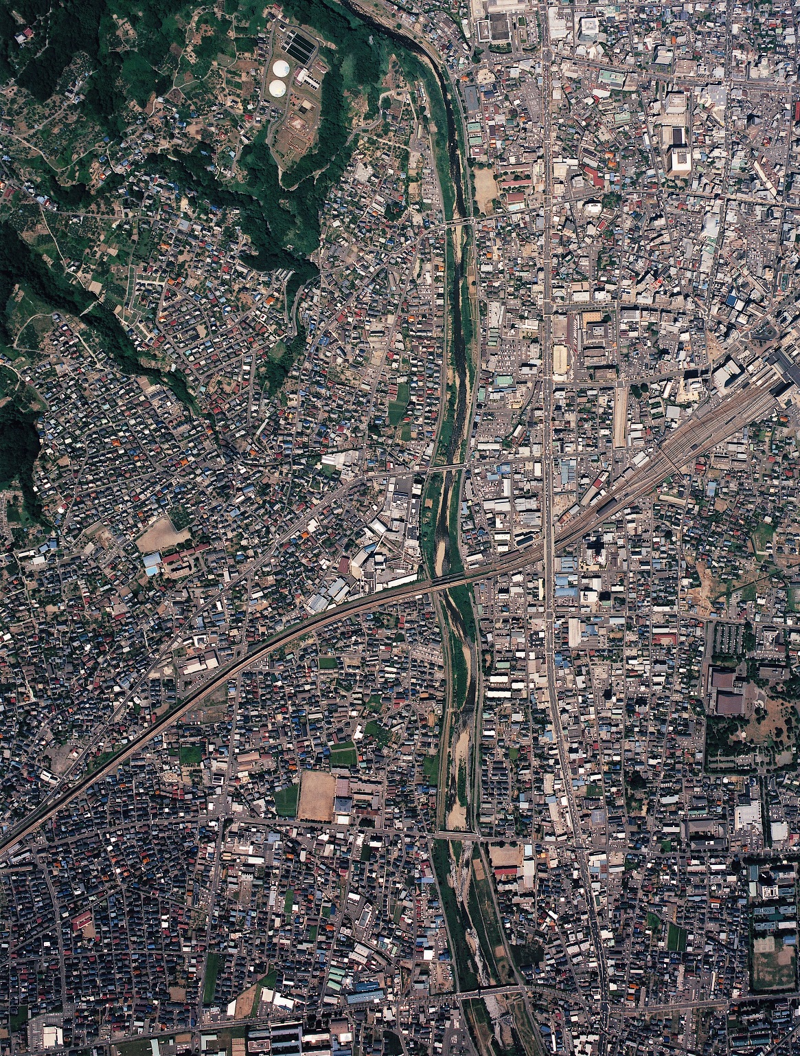 安茂里～中御所付近の写真