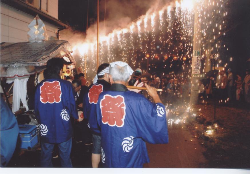 犀川神社　花火１