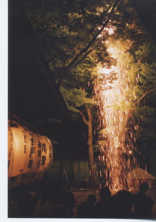 安茂里　花火３の写真