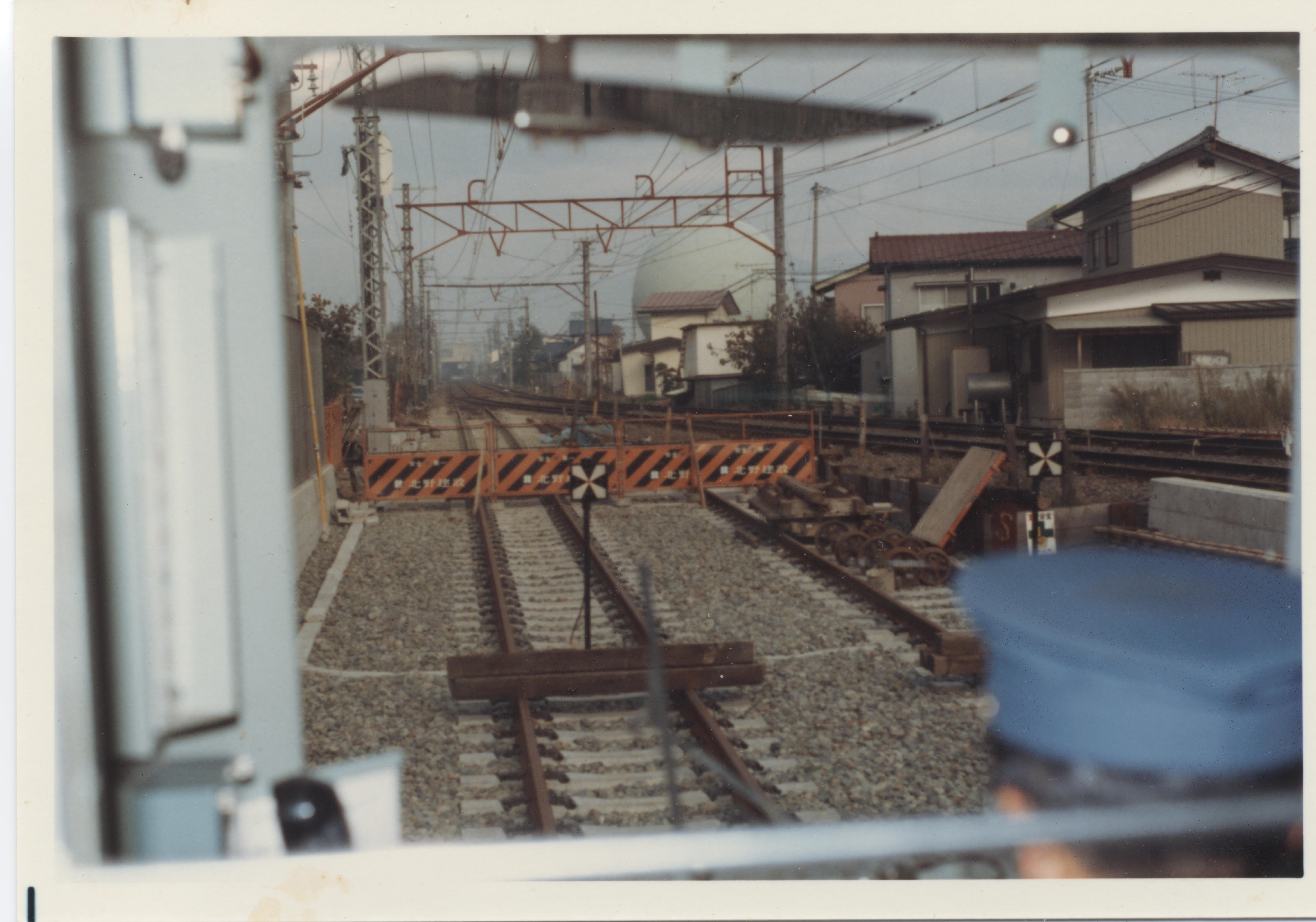 善光寺下駅付近試運転開始１の写真
