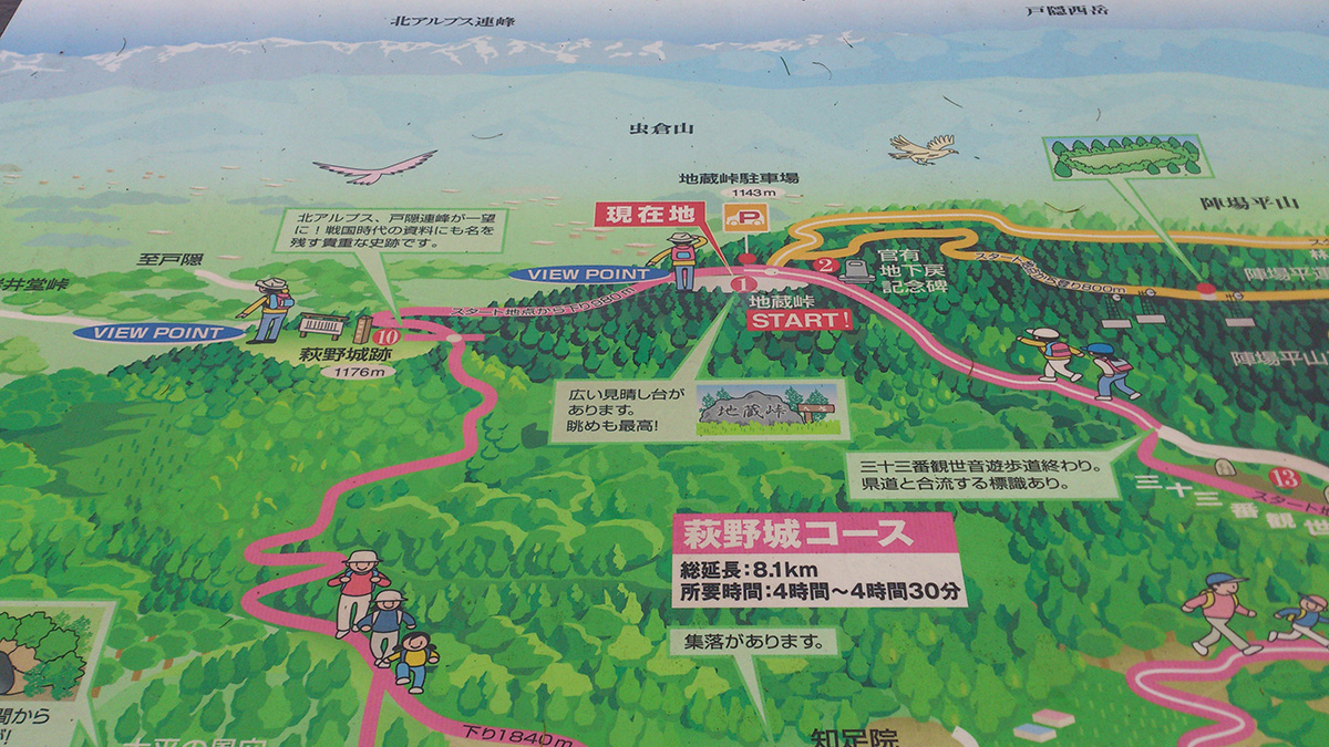 荻野城跡①の写真